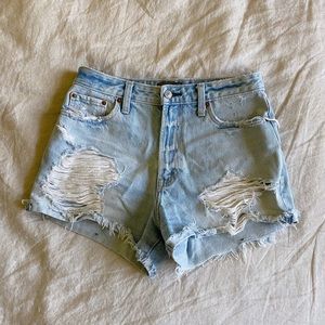 Abercrombie & Fitch high rise jean short